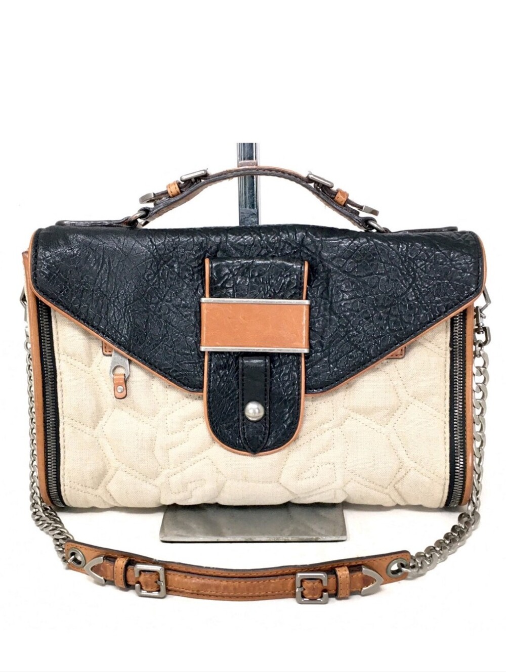 Rebecca Minkoff Collection Handbag Huntington Clutch Flap Satchel Shoulder Bag